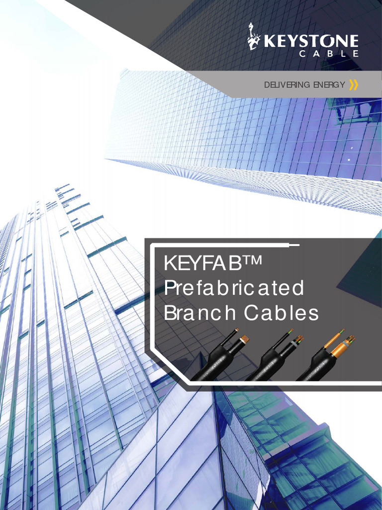 KEYFAB™ Prefabricated Branch Cables | PDF | Insulator (Electricity ...