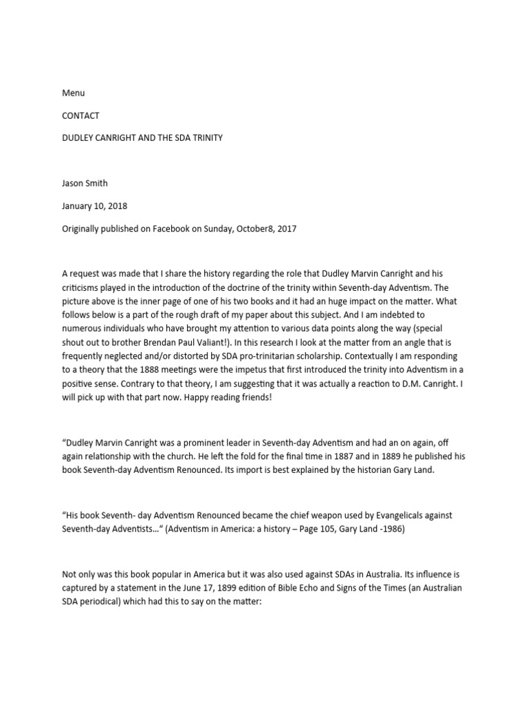 DUDLEY AND TRINITY | Download Free PDF | God The Father | Creed