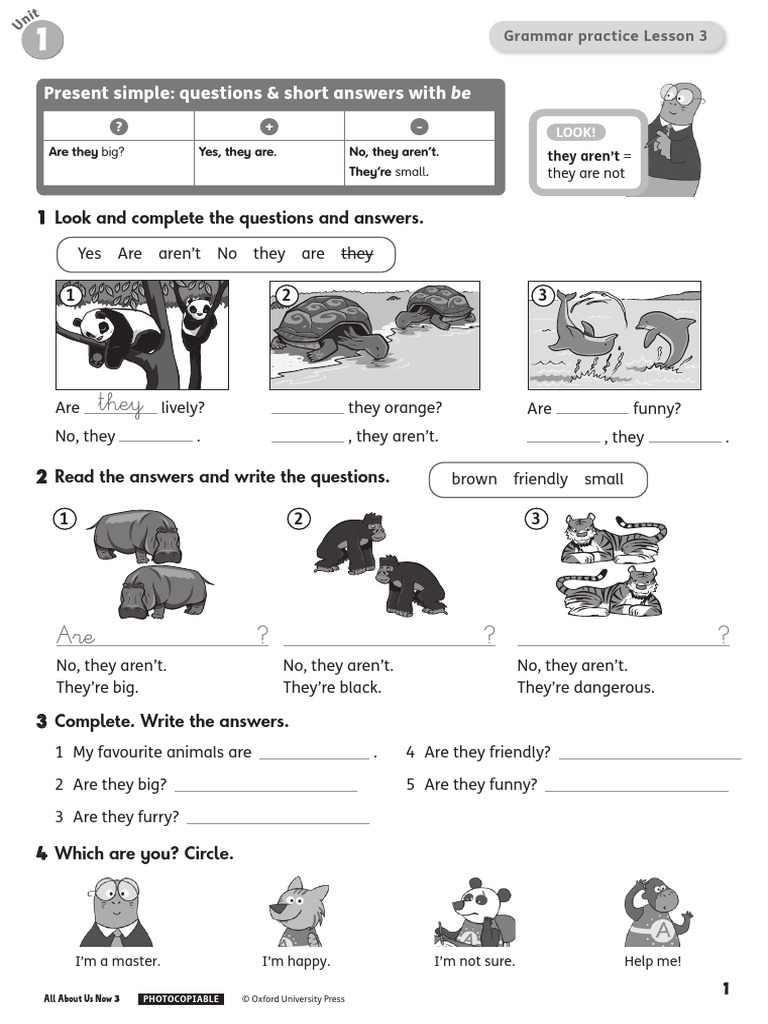 AAUN Level 3 New Grammar Wkshts | PDF | Language Mechanics | Linguistic ...
