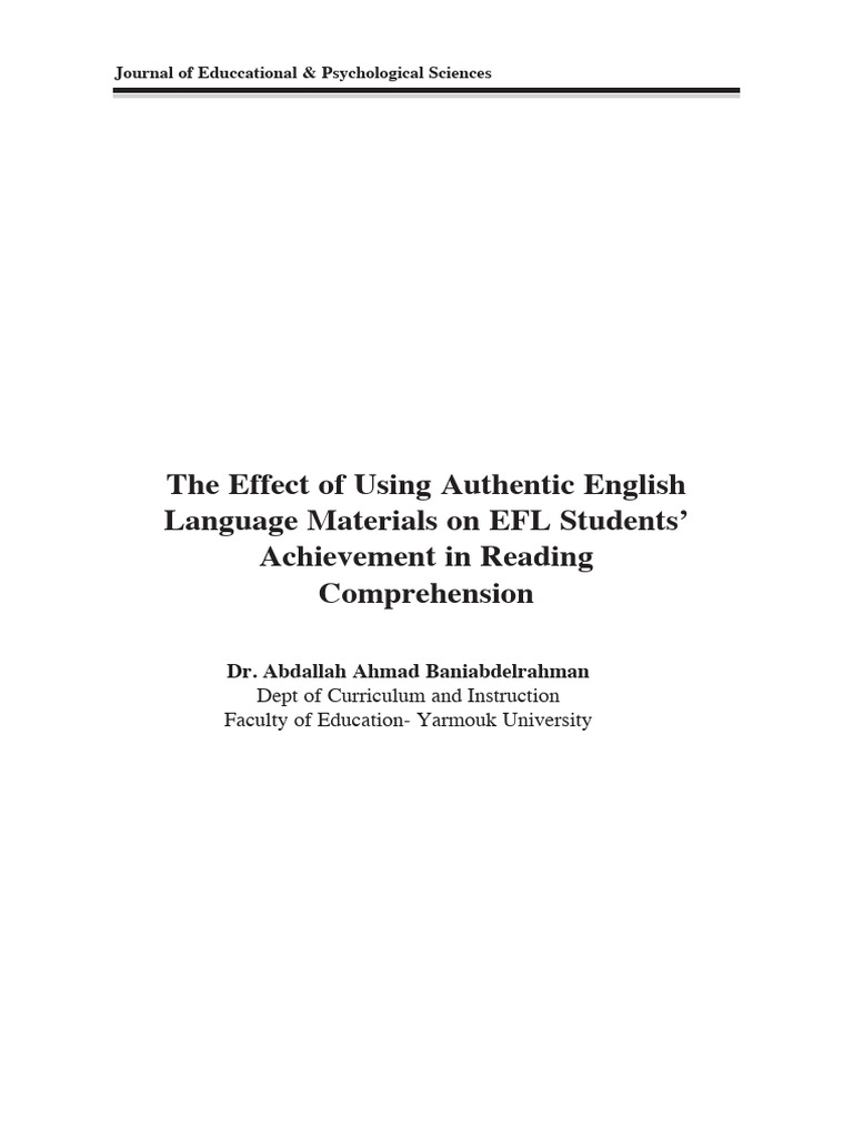 Je Ps 070111 | PDF | English As A Second Or Foreign Language | Student ...