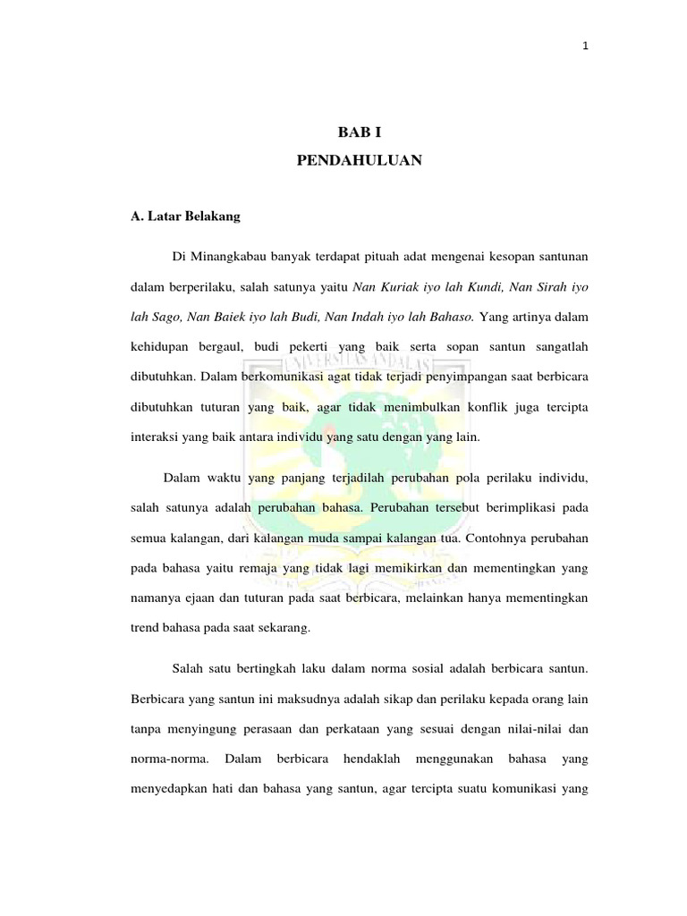 Bab 1 | PDF | Seni & Disiplin Bahasa | Kajian Bahasa Asing