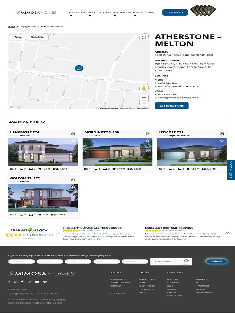 Mimosa Display Homes in Atherstone | PDF | World Wide Web | Internet & Web