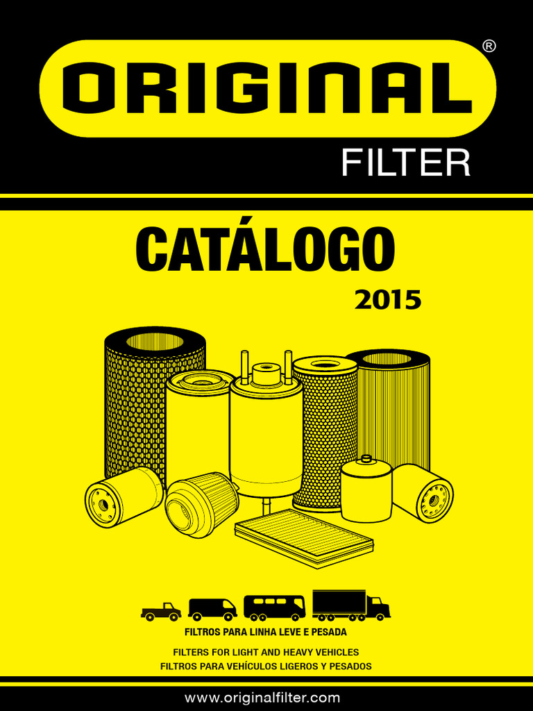 CATALOGO ORIGINAL FILTER | Download grátis PDF | Despesa
