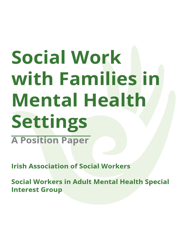 Family-Centered Social Work in Mental Health | PDF | Social Work ...