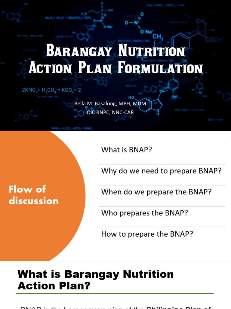 Barangay Nutrition Action Plan Guide | PDF | Malnutrition | Human Nutrition