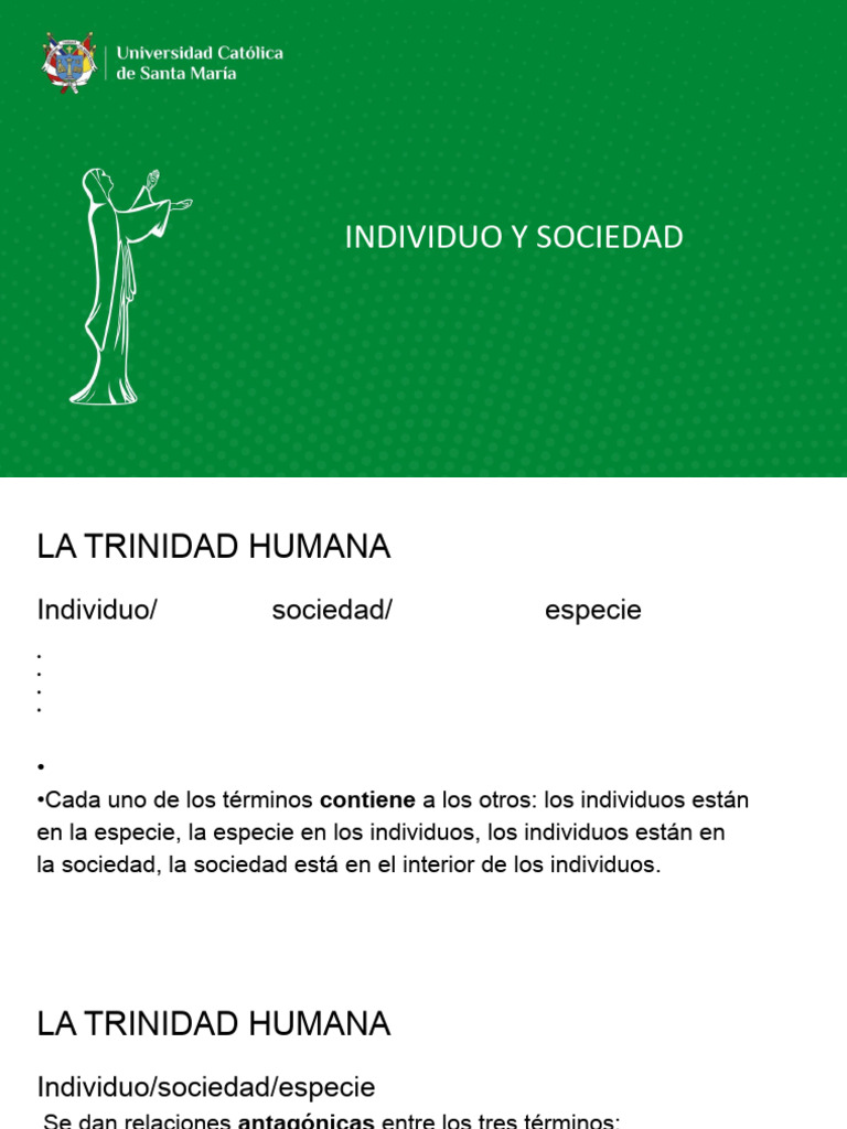 Relación entre Individuo y Sociedad | PDF | Estatus social | Sociedad