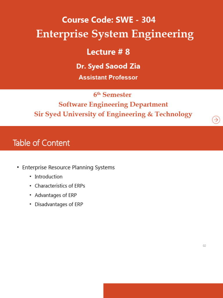 Lecture 8 Updated 2 | PDF | Enterprise Resource Planning | Computing