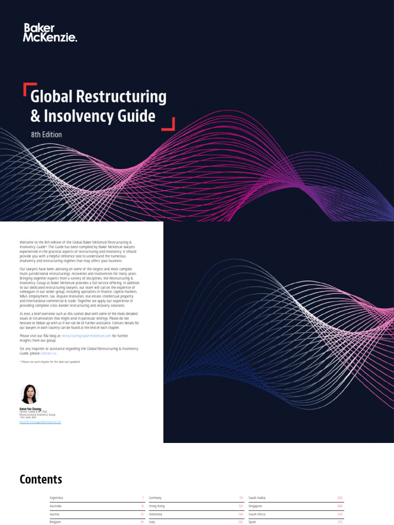 Global Restructuring & Insolvency Guide | PDF | Bankruptcy | Liquidation
