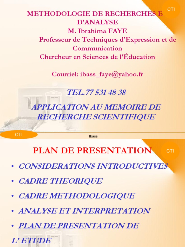 methodologie de la recherche document probabilite