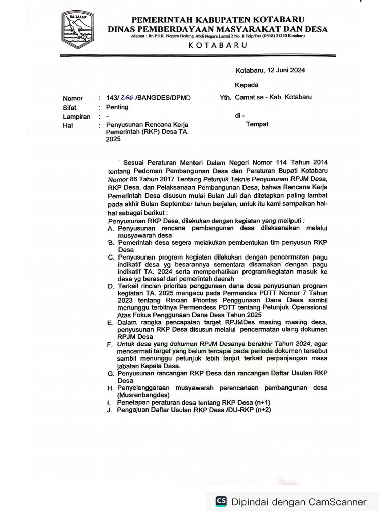 Penyusunan Rkp Desa Ta 2025 Pdf