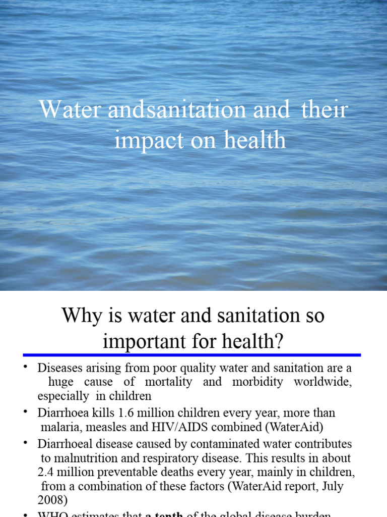 12 Water and Sanitation | PDF | Wash | Sanitation