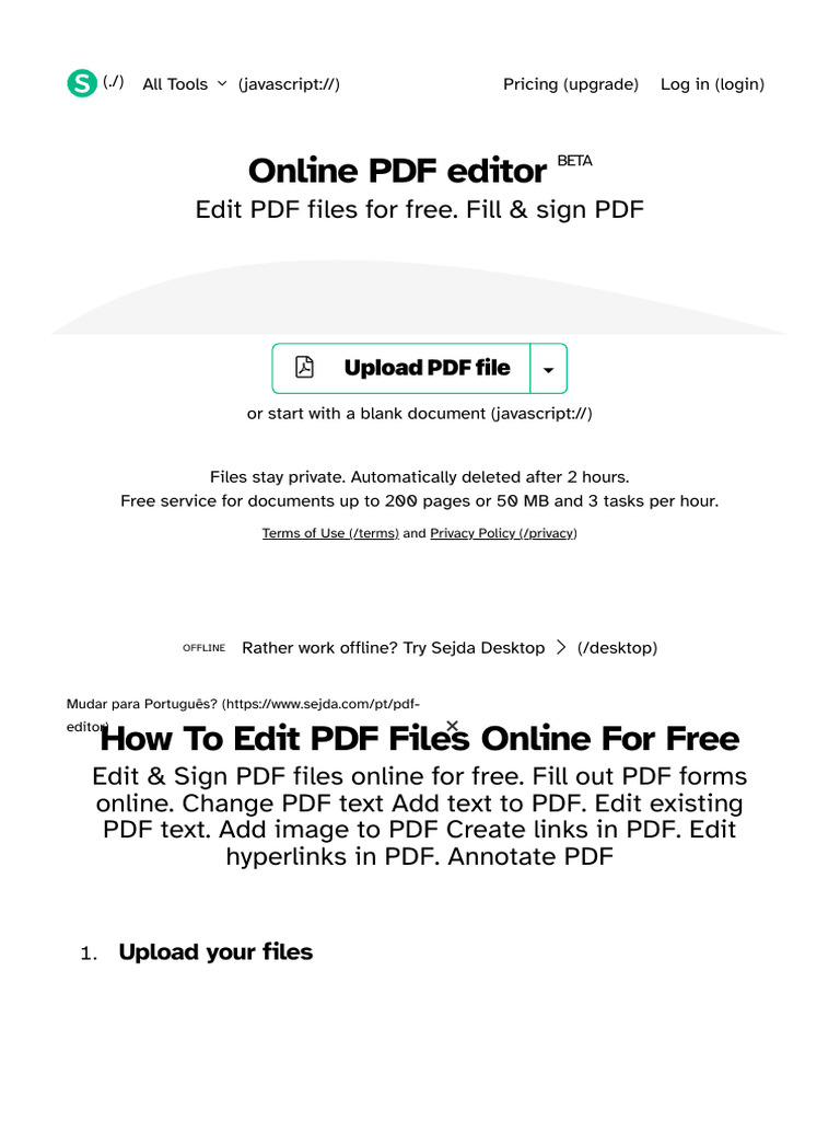 EASY TO USE ONLINE PDF EDITOR visual data 4