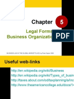 Legal Forms of Business Organizations: Business Law in The Global Market Place, by Peter Nayler 2006