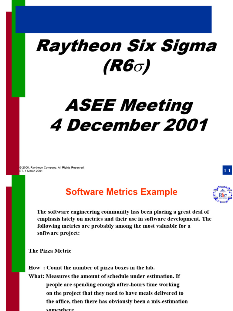 Raytheon Six Sigma Overview and Process | PDF | Six Sigma | Goal