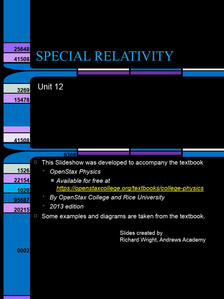 Understanding Special Relativity Concepts | PDF | Special Relativity ...