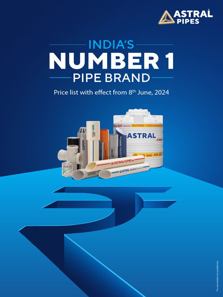 Astral CPVC Pipe Price List 2024 | PDF | Plumbing | Manufactured Goods