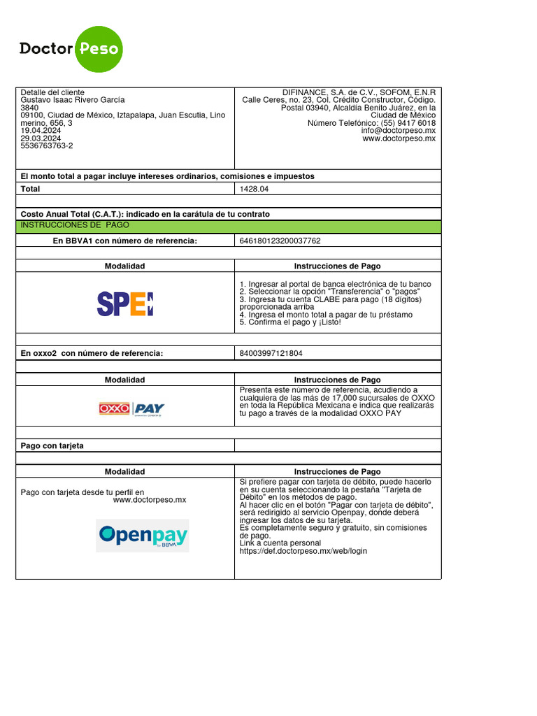 Instructivo de Pago - v.1 | PDF | Tarjeta de débito | Tecnología bancaria
