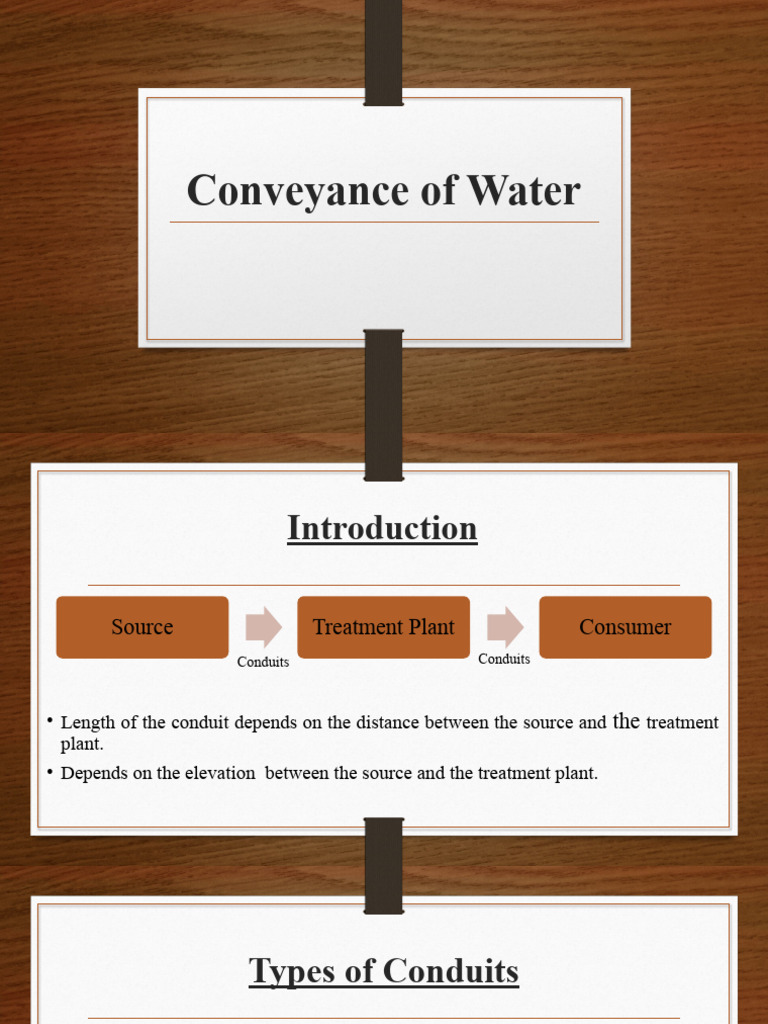 Conveyance of Water 3 Topic | PDF | Pump | Fluid Dynamics