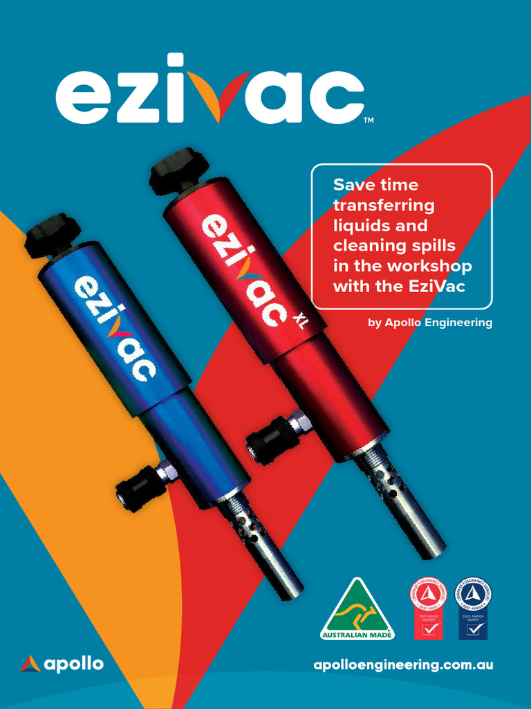 EziVac Brochure | PDF | Pump | Washing Machine