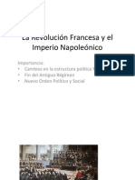 La Revolución Francesa y el Imperio Napoleónico