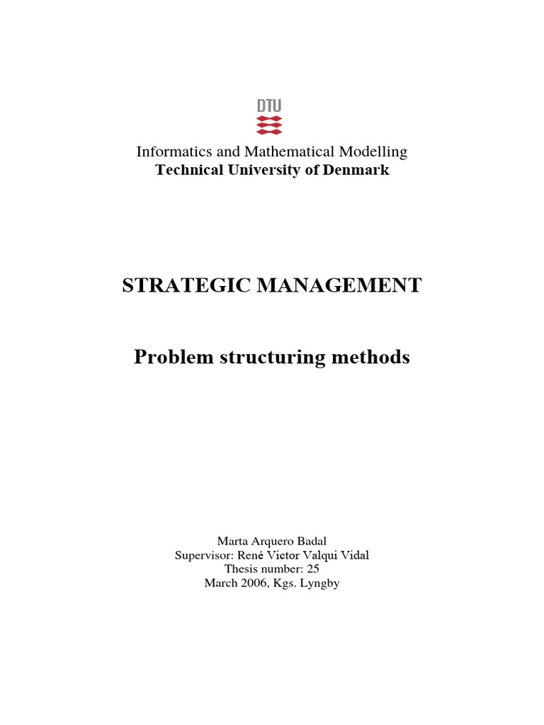 SM Problem Structuring Methods | Download Free PDF | System ...