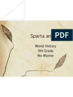 Sparta and Athens!: World History! 9th Grade! Ms Wynne!