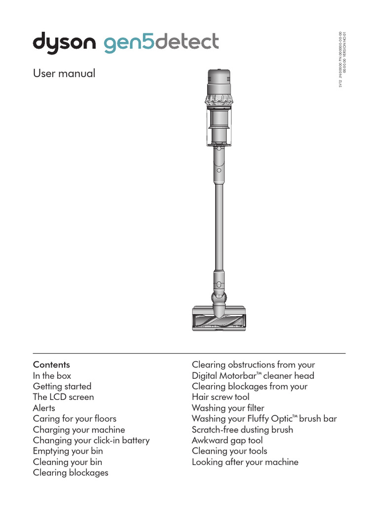DYSON BALL VACUUM CLEANER MANUAL PDF visual data 5