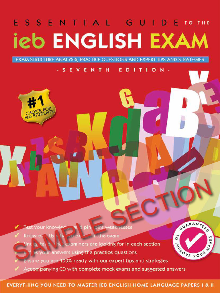 Essential Guide To The IEB English Examination 7th Edition For 2019 ...