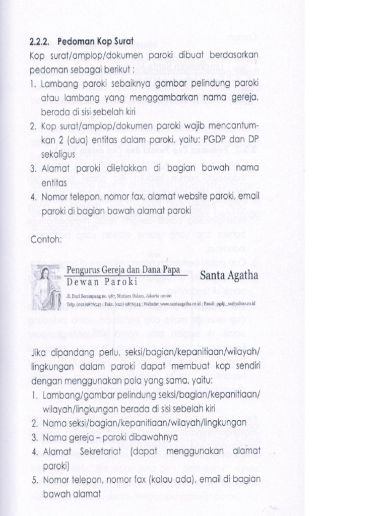 Pedoman Pembuatan Kop Surat Dan Cap 1629960342 | PDF