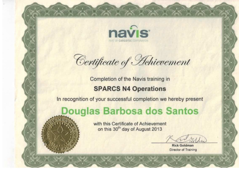 Navis Training in SPARCS N4 Operations | PDF