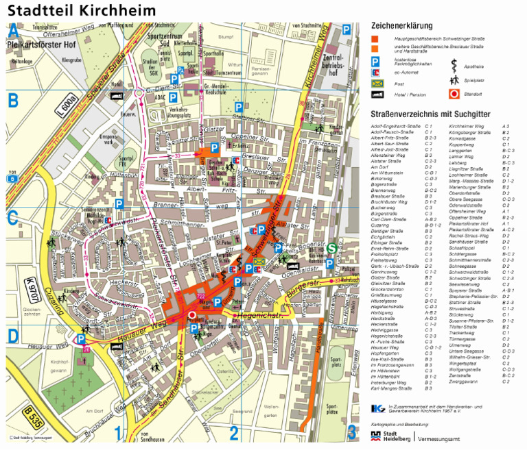 Stadtplan Kirchheim Heidelberg PDF