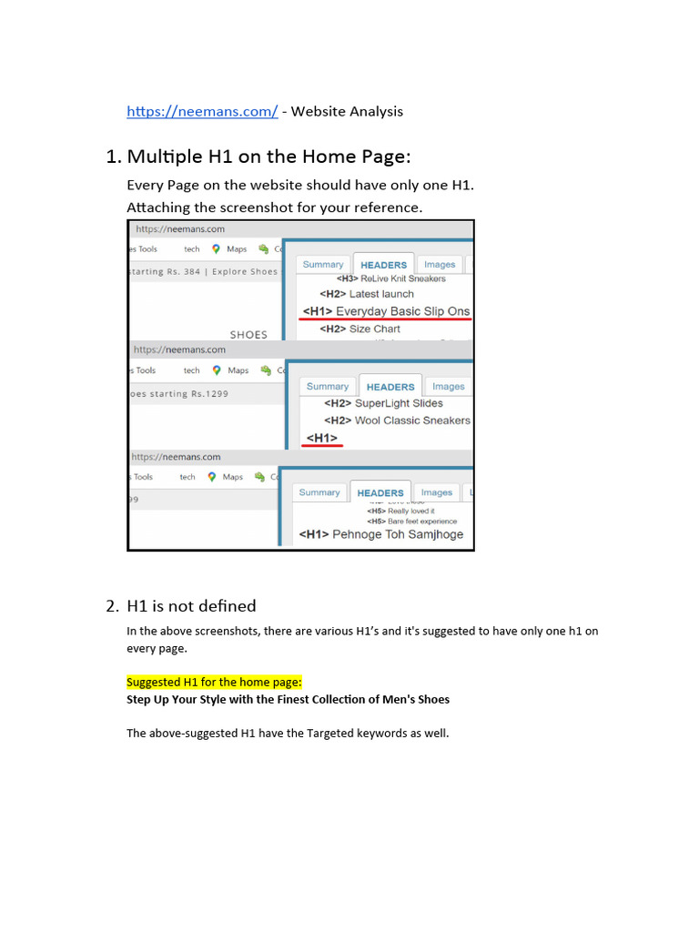 Website Analysis - Https | PDF | Search Engine Optimization | Sneakers