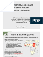 Hierarhcies, scales and desertification