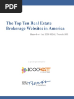 1000watt Top Ten Real Estate Brokerage Websites