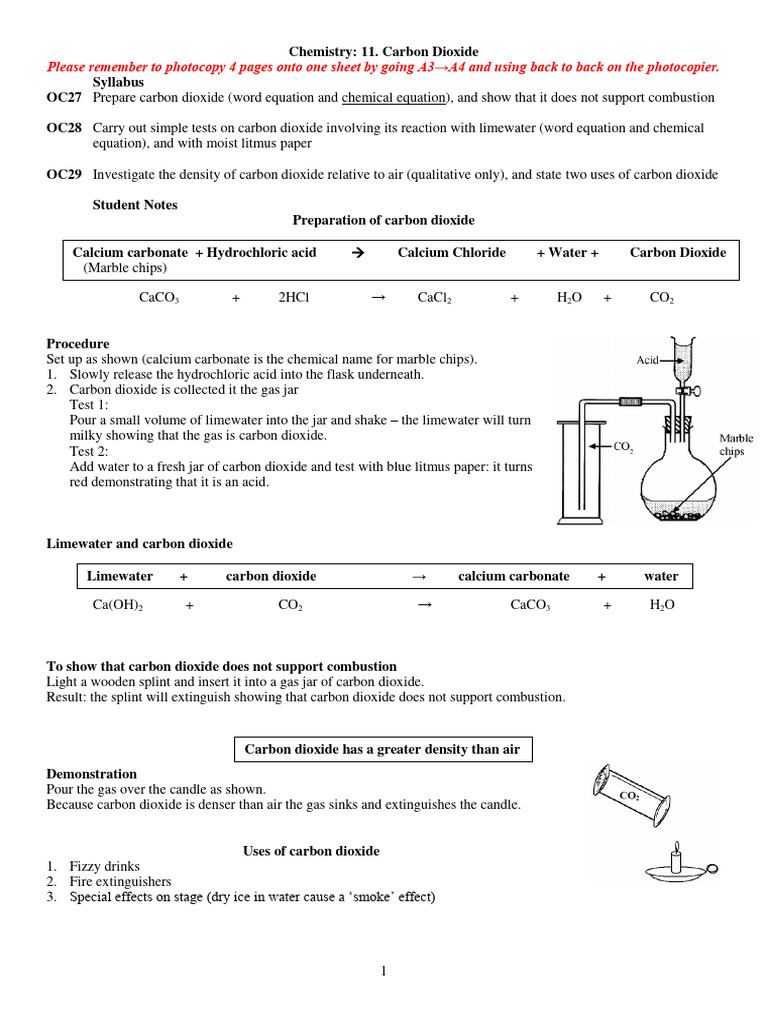 11-Carbon-Dioxide (1) - 240606 - 130116 | PDF | Carbon Dioxide | Sodium ...