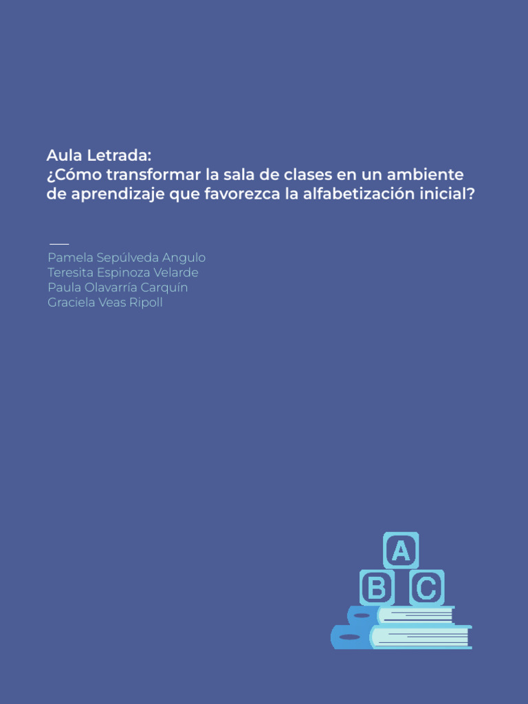 Aula Letrada | PDF | Salón de clases | Aprendizaje