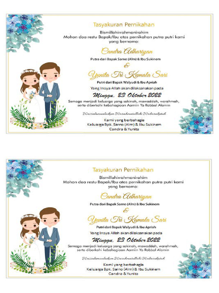 Undangan Nikah Pdf