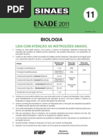 BIOLOGIA ENADE 2011