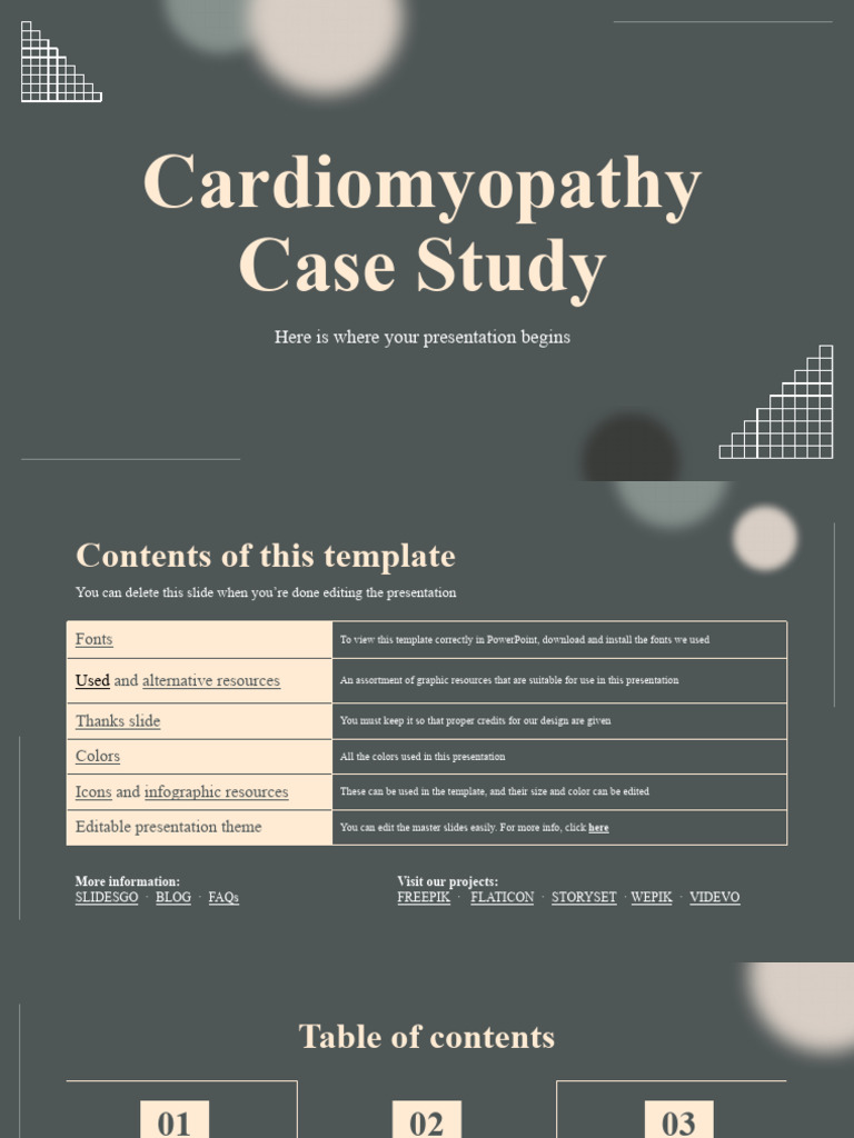Cardiomyopathy Case Study Overview | PDF | Medical Diagnosis | Planets
