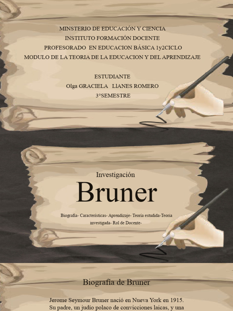 Presentación de Historia Proyecto Trabajo Papel Antiguo Vintage Marrón ...