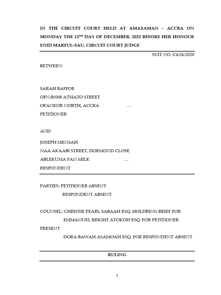 Ruling on Witness Recall Application | PDF | Witness | Lawyer