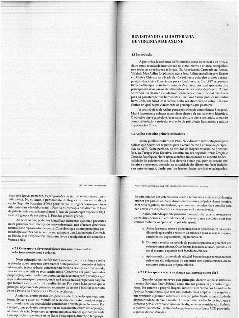 Revisitando a ludoterapia de virgina mae axline pdf