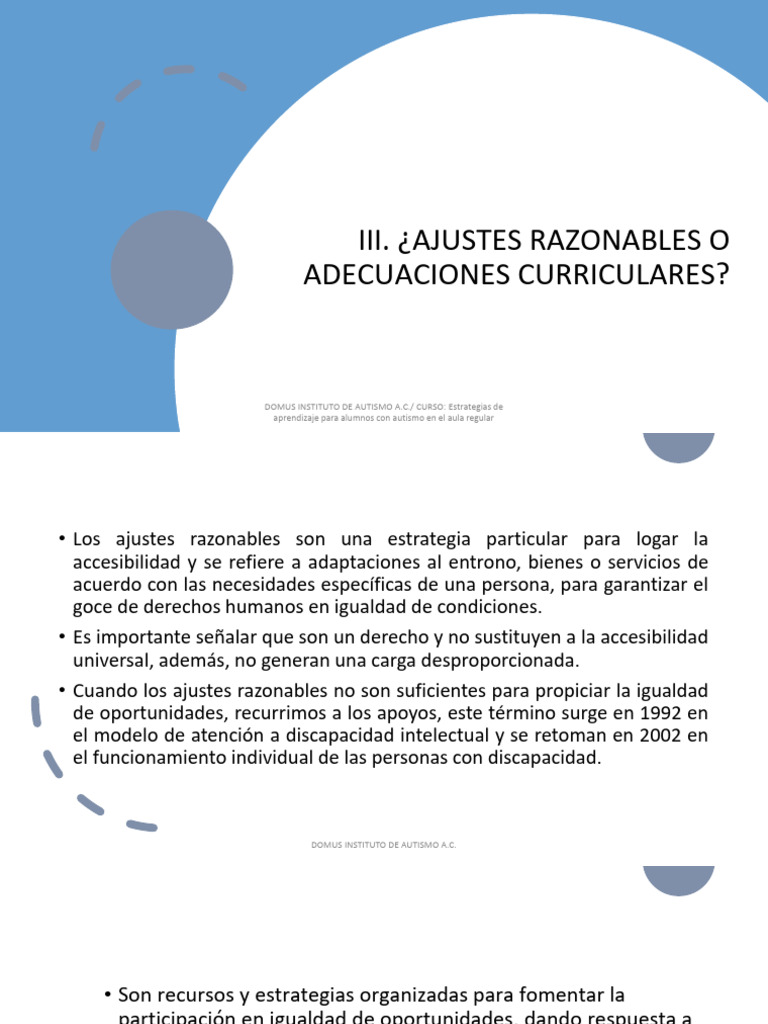 Ajustes Razonables en Educación Inclusiva | PDF | Plan de estudios ...