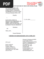 Lawsuit Against Musk and Tesla Over AI Stuff