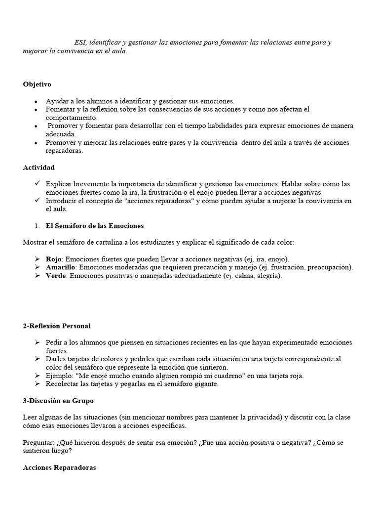 ESI Reconocimiento y Gestion de Emociones | PDF | Las emociones | Ira