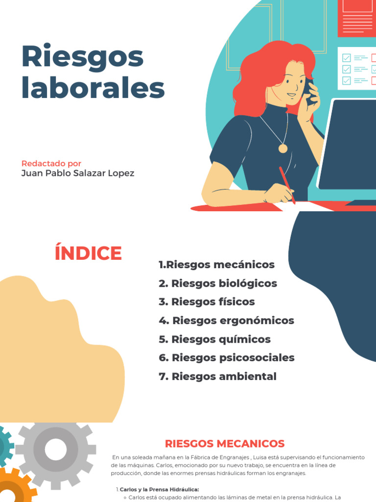 Tipos de Riesgos Laborales y Prevención | PDF | Cloro | Contaminación