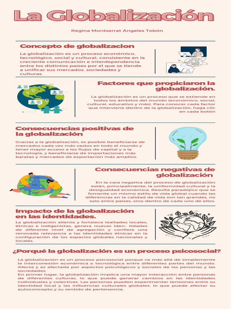 Impacto y Proceso de la Globalización | PDF | Globalización | Sociedad