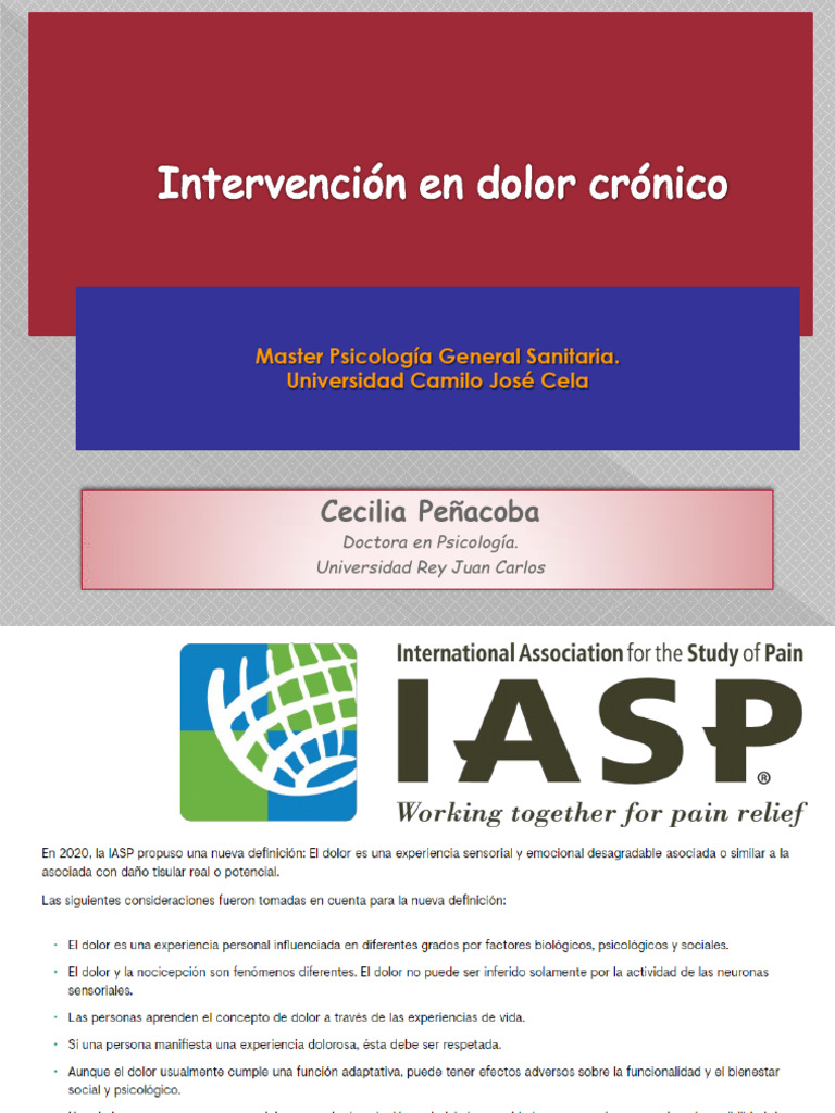 Factores Psicológicos en el Dolor Crónico | PDF | Las emociones | Dolor