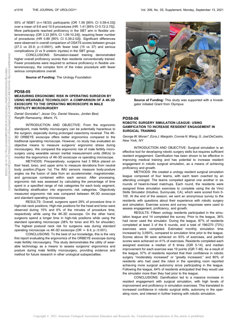 Robotic Surgery Simulation League Using Gamification To Increase