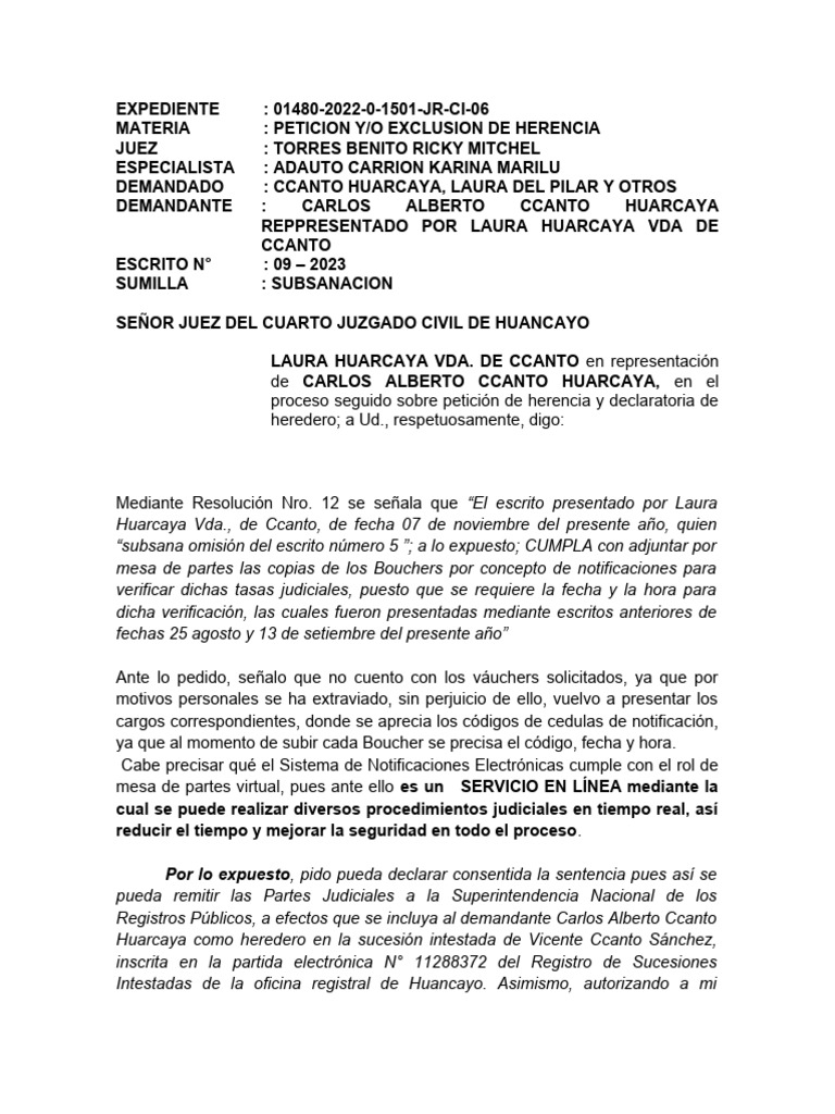 ESCRITO | PDF | Justicia | Crimen y violencia